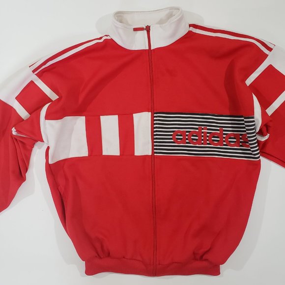 Adidas vintage 90's style vest zip medium size - Picture 3 of 5